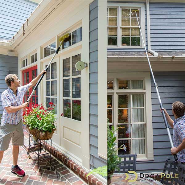 Docapole Window Washing Kit for Cleaning Windows Streak-Free on 2 Story Houses