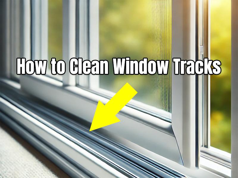 How to Effectively Clean Your Window Tracks